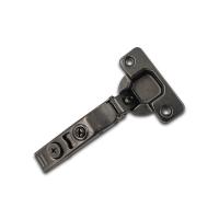 Петля с амортизатором EVA Advance soft 2way, накладная, (90/105), 48мм, черный никель фото