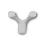 Крючок двухрожковый EVA UFO / белый матовый WTmatt фото