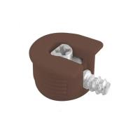 Эксцентриковая мебельная стяжка EVA RAFIX D20 мм со штоком 6х11 мм цвет коричневый фото