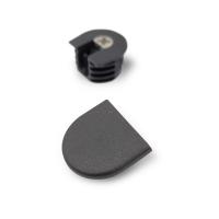 Заглушка пластиковая для эксцентрика усиленного D20мм EVA RAFIX, черный фото