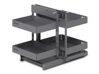 Механизм для углового корпуса кухни EVA Dark Side 900-1000 мм цвет графит фото