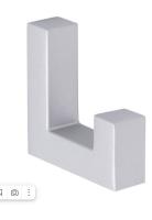 Крючок однорожковый EVA NEO / алюминий матовый SC фото