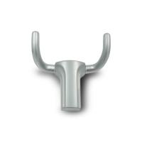 Крючок двухрожковый EVA BULL / алюминий матовый SC фото