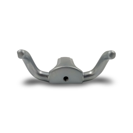 Крючок двухрожковый EVA BULL / алюминий матовый SC фото