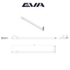 Комплект прямоугольных рейлингов для ящиков EVA Slimbox L=500, белый фото