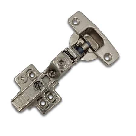 Петля с монт. планкой и аморт. EVA Initial 2way 4D, вкладная, (90/105), 48мм фото