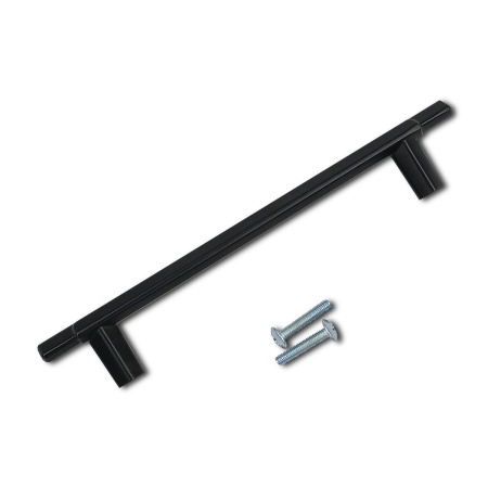 Ручка-рейлинг EVA VERGE / 192мм (L=236мм) черный матовый Blmatt фото