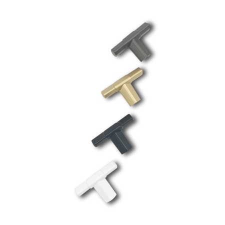 Ручка-кнопка EVA VERGE / черный матовый Blmatt фото