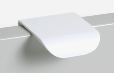 Ручка торцевая EVA BALANCE / 16мм (L=40мм) белый матовый WTA фото