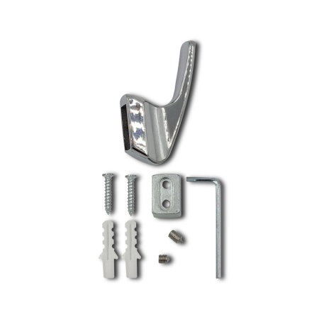 Крючок однорожковый EVA SINGLE / хром PC фото