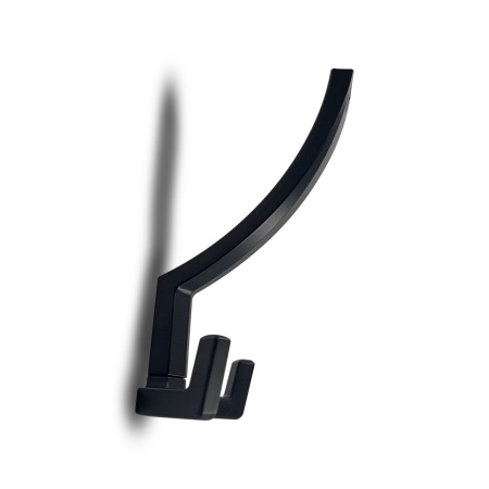Крючок мебельный трехрожковый EVA ANGLE цвет черный матовый BLmatt фото