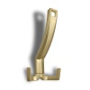 Крючок мебельный трехрожковый EVA ANGLE цвет латунь шлифованная матовая BB фото