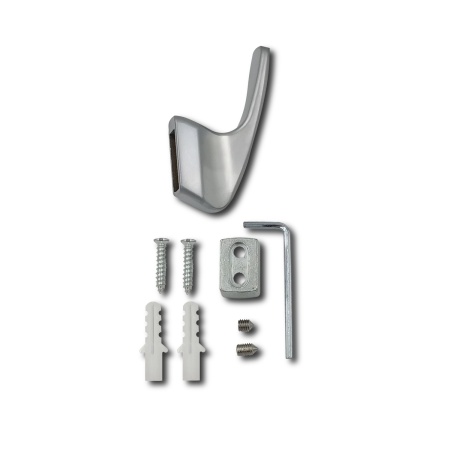 Крючок однорожковый EVA SINGLE / алюминий матовый SC фото