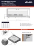 Направляющие скрытого монтажа EVA Quadro для ящиков полного выдвижения с доводчиком и фиксатором 500 мм фото
