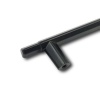 Ручка-рейлинг EVA VERGE / 192мм (L=236мм) черный матовый Blmatt фото