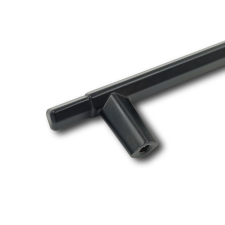Ручка-рейлинг EVA VERGE / 192мм (L=236мм) черный матовый Blmatt фото
