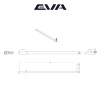 Комплект прямоугольных рейлингов для ящиков EVA Slimbox L=450, графит фото