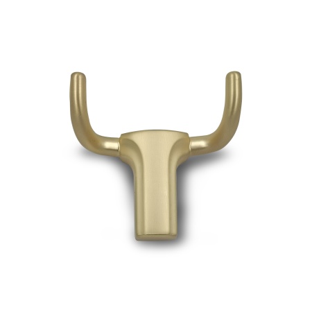 Крючок двухрожковый EVA BULL / латунь шлифованная матовая BB  фото