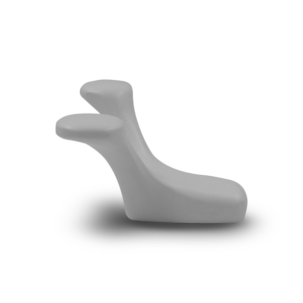 Крючок двухрожковый EVA UFO / белый матовый WTmatt фото