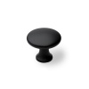Ручка-кнопка мебельная EVA DZEN цвет черный матовый BLmatt фото
