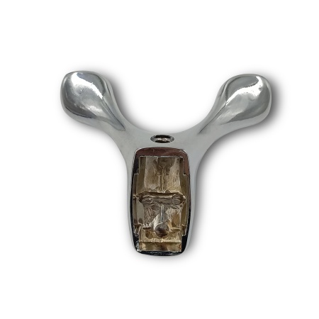 Крючок двухрожковый EVA UFO / хром PC фото