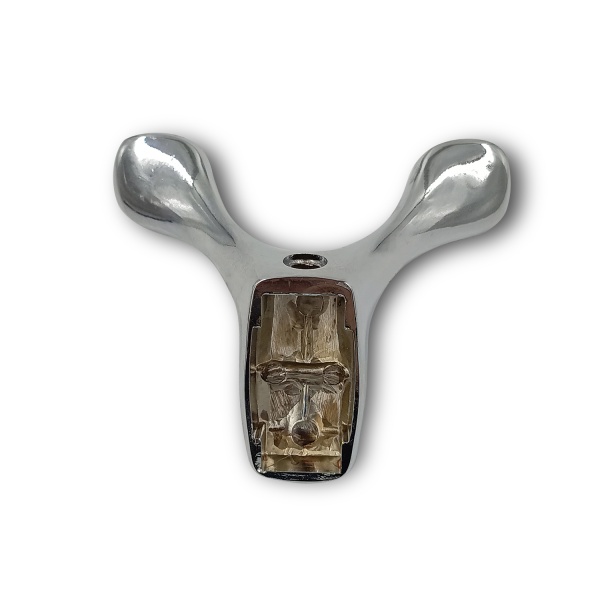 Крючок двухрожковый EVA UFO / хром PC фото