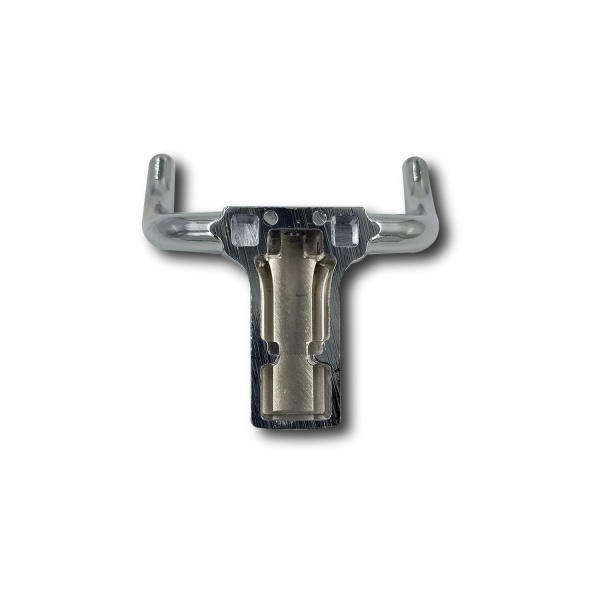 Крючок двухрожковый EVA BULL / хром PC фото