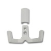 Крючок двухрожковый EVA ANGLE / белый матовый WTmatt фото
