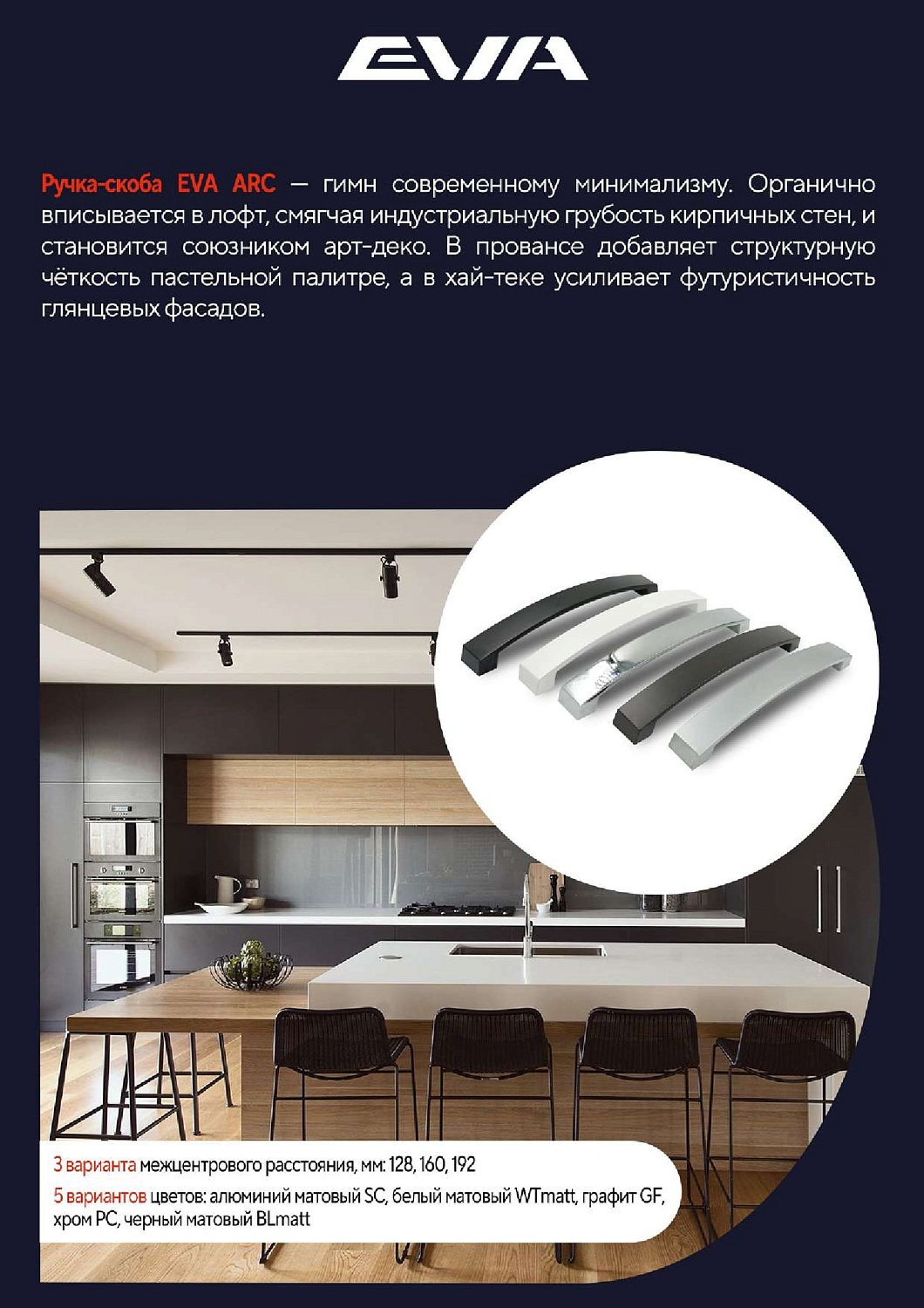 Новинки 2025: Лицевая фурнитура EVA, превращающая мебель в искусство