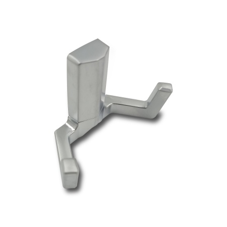 Крючок двухрожковый EVA ANGLE / алюминий матовый SC фото