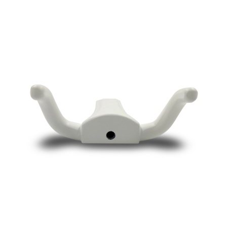 Крючок двухрожковый EVA BULL / белый матовый WTmatt фото