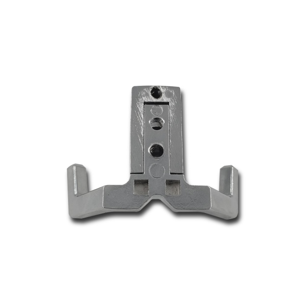 Крючок двухрожковый EVA ANGLE / алюминий матовый SC фото