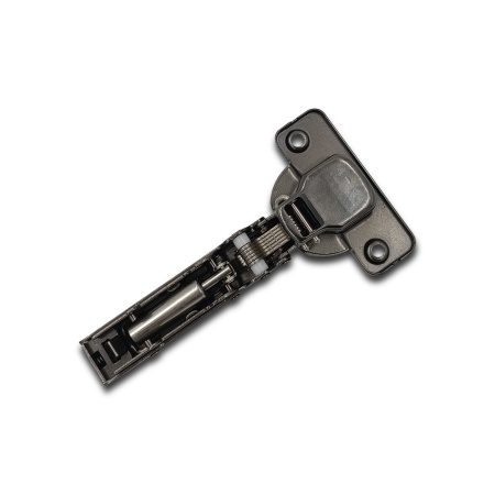 Петля с амортизатором EVA Advance soft 2way, накладная, (90/105), 48мм, черный никель фото