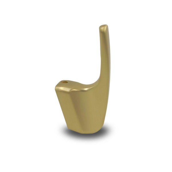 Крючок однорожковый EVA SINGLE / латунь шлифованная матовая BB фото