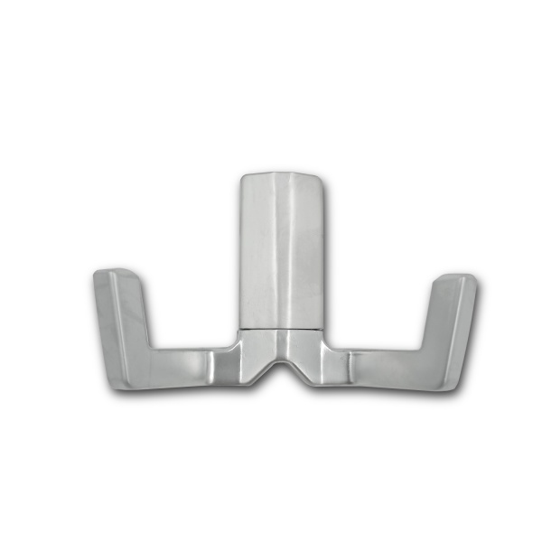 Крючок двухрожковый EVA ANGLE / алюминий матовый SC фото