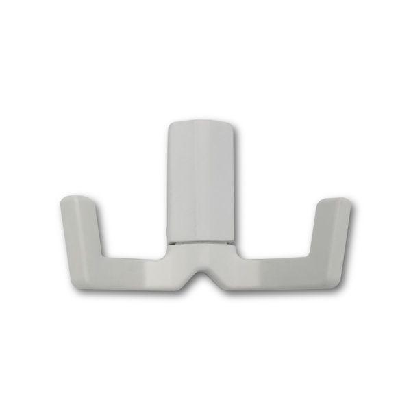 Крючок двухрожковый EVA ANGLE / белый матовый WTmatt фото