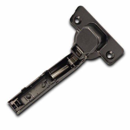 Петля с амортизатором EVA Advance soft, угловая, (45/95), 48мм, черный никель фото