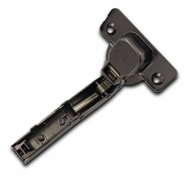 Петля с амортизатором EVA Advance soft, угловая, (45/95), 48мм, черный никель фото