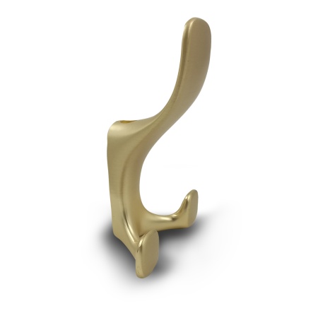 Крючок трехрожковый EVA UFO / латунь шлифованная матовая BB  фото