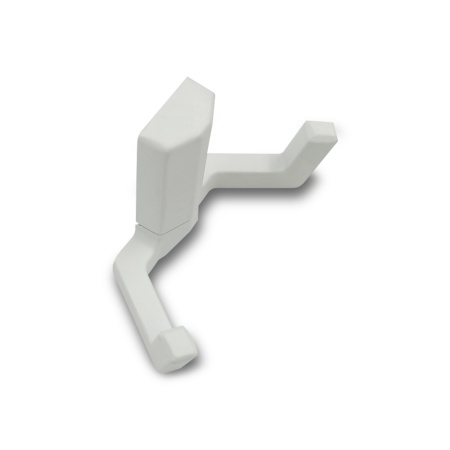 Крючок двухрожковый EVA ANGLE / белый матовый WTmatt фото