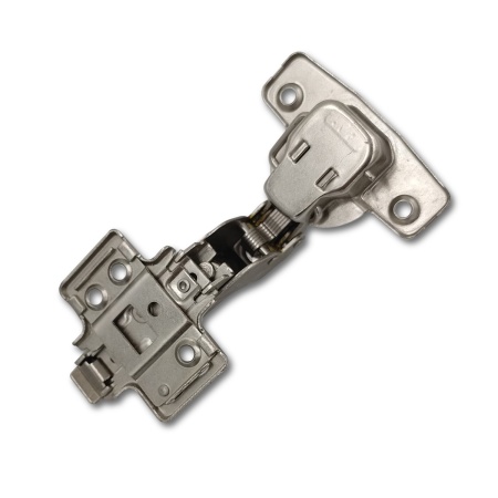 Петля с монт. планкой и аморт. EVA Initial 2way 4D, вкладная, (90/105), 48мм фото